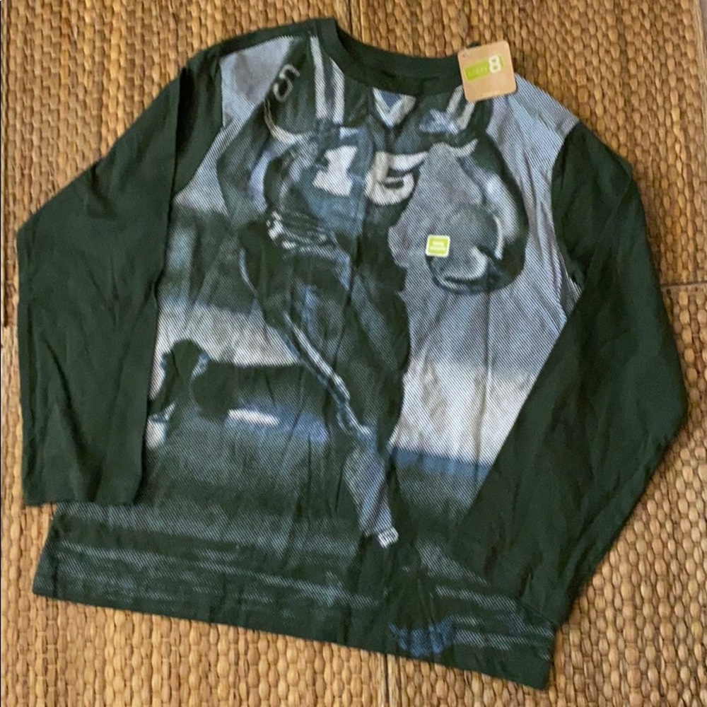 NWT Crazy 8 Long-Sleeved Tee, Sz L (Boys/Tomboys)